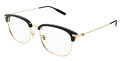 Mont Blanc MB0316OA Black-Gold (002) Eyeglasses - Color Image