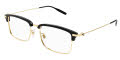Mont Blanc MB0318OA Black-Gold (002) Eyeglasses - Color Image