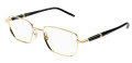 Mont Blanc MB0347O Gold-Black (001) Eyeglasses - Color Image