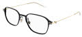 Mont Blanc MB0358O Black - Gold (001) Eyeglasses - Color Image