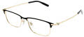Mont Blanc MB0374OA Black - Gold (002) Eyeglasses - Color Image