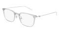 Mont Blanc MB0100O Grey-Silver (002) Eyeglasses - Color Image
