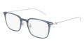 Mont Blanc MB0100O Blue-Silver (004) Eyeglasses - Color Image