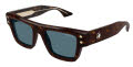 Mont Blanc MB0253S Havana / Blue Lens (002) Sunglasses - Color Image