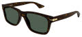Mont Blanc MB0263S Havana / Green Lens (002) Sunglasses - Color Image