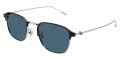 Mont Blanc MB0189S Silver / Blue Lens (006) Sunglasses - Color Image