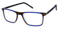 New Balance NB 542 Brown Navy Horn (2) Eyeglasses - Color Image