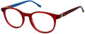 New Balance Kids NBK 5068 Red (2) Eyeglasses - Color Image