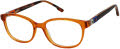 New Balance Kids NBK 5069 Orange (3) Eyeglasses - Color Image