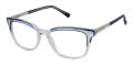 New Globe L4097 Navy Eyeglasses - Color Image