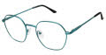 New Globe L5181 Turquoise Eyeglasses - Color Image