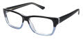 New Globe L4054 Black/Blue Eyeglasses - Color Image