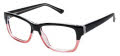 New Globe L4054 Black/Pink Eyeglasses - Color Image