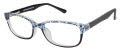 New Globe L4059-P Black/Blue Eyeglasses - Color Image