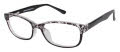 New Globe L4059-P Black/Crystal Eyeglasses - Color Image