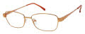 New Globe L5169-P Light Brown Eyeglasses - Color Image