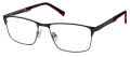 New Balance NB 550 Gunmetal (3) Eyeglasses - Color Image