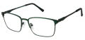 New Globe M5002 Green Eyeglasses - Color Image