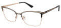 Nicole Miller MADAGASCAR YourFit Black Gold (C01) Eyeglasses - Color Image