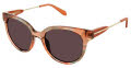 Nicole Miller Mauritius Resort Peach / Gold (C03) Sunglasses - Color Image