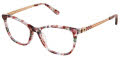 Nicole Miller SOPHIA Tween Niki Burgundy/Grey (C03) Eyeglasses - Color Image