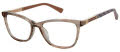 Nicole Miller Indra Trans Grey (C01) Eyeglasses - Color Image