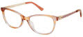 Nicole Miller Layla Pink Orange (C01) Eyeglasses - Color Image