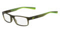 Nike 7090 Matte Crystal Cargo Khaki / Crystal Volt (320) Eyeglasses - Color Image