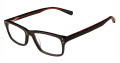 Nike 7242 Black Total Crimson (002)  Eyeglasses - Color Image