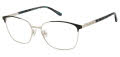 Nicole Miller Hewes Matte Black (C01) Eyeglasses - Color Image