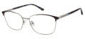 Nicole Miller Hewes Matte Purple (C03) Eyeglasses - Color Image