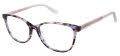 Nicole Miller Morocco Resort Blue/Mauve/Grey (C01) Eyeglasses - Color Image