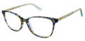 Nicole Miller Morocco Resort Teal/Grey/Brown (C02) Eyeglasses - Color Image