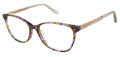 Nicole Miller Morocco Resort Purple/Green (C03) Eyeglasses - Color Image