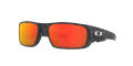 Oakley Crankshaft Matte Black Camo / Ruby Iridium Polarized Lens (OO9239-30) Sunglasses - Color Image