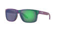 Oakley Holbrook Troy Lee Designs Series Matte Purple Green Shift / Prizm Jade Lens (OO9102-T4) Sunglasses - Color Image