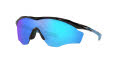 Oakley M2 XL Polished Black / Prizm Sapphire Lens (OO9343-21) Sunglasses - Color Image