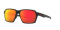 Oakley Parlay Matte Black / Prizm Ruby (OO4143-03) Sunglasses - Color Image