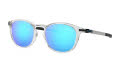 Oakley Pitchman R Polished Clear / Prizm Sapphire Lens (OO9439-04) Sunglasses - Color Image