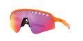 Oakley Sutro Lite Sweep Mathieu Van Der Poel Signature Series Orange Sparkle / Prizm Road Lens (946515) Sunglasses - Color Image