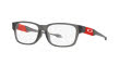 Oakley Youth Top Level - Alternate Fit Satin Grey Smoke (OY8021A-02) Eyeglasses - Color Image