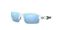 Oakley Youth Flak XS Polished White / Prizm Deep Water Polarized Lens (OJ9005-06) Sunglasses - Color Image