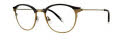 Original Penguin The Dennis Black Gold Eyeglasses - Color Image