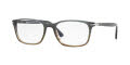 Persol PO3189V Gradient Grey Stripped G (1012) Eyeglasses - Color Image