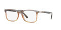 Persol PO3277V Striped Grey-Gradient Brown (1137) Eyeglasses - Color Image