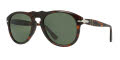 Persol PO0649 Havana / Green Gradient Lens (24/31) Sunglasses - Color Image