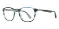 Persol PO3143V Striped Grey (1051) Eyeglasses - Color Image