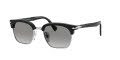 Persol PO3199S Silver Black / Grey Gradient Dark Grey Polarized Lens (1106M3) Sunglasses - Color Image