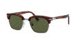 Persol PO3199S Gunmetal Havana / Polarized Green Lens (24/58) Sunglasses - Color Image