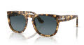 Persol PO3333S Beige Tortoise - Blue Gradient Dark Blue Polarized (1056S3) Sunglasses - Color Image